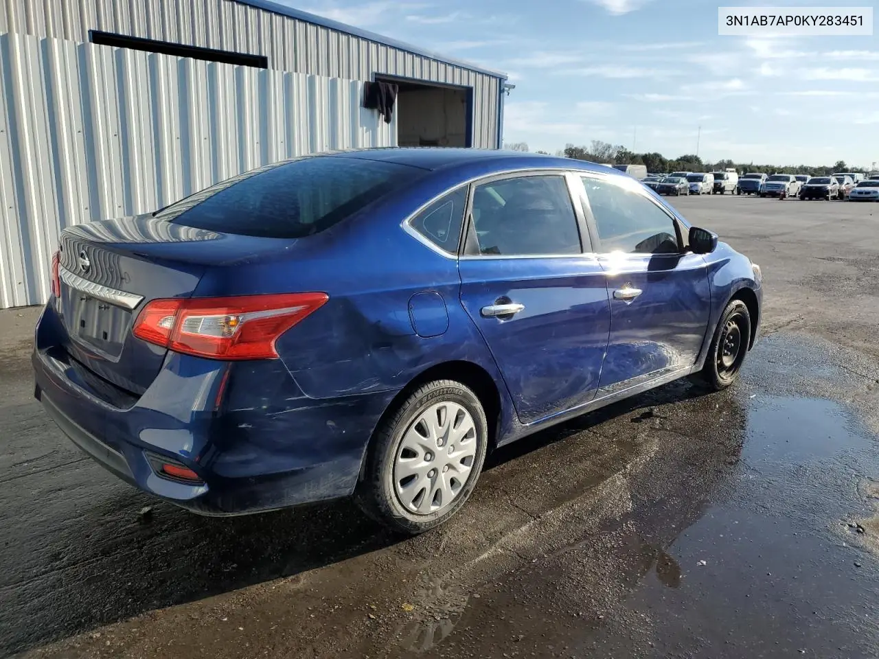 3N1AB7AP0KY283451 2019 Nissan Sentra S