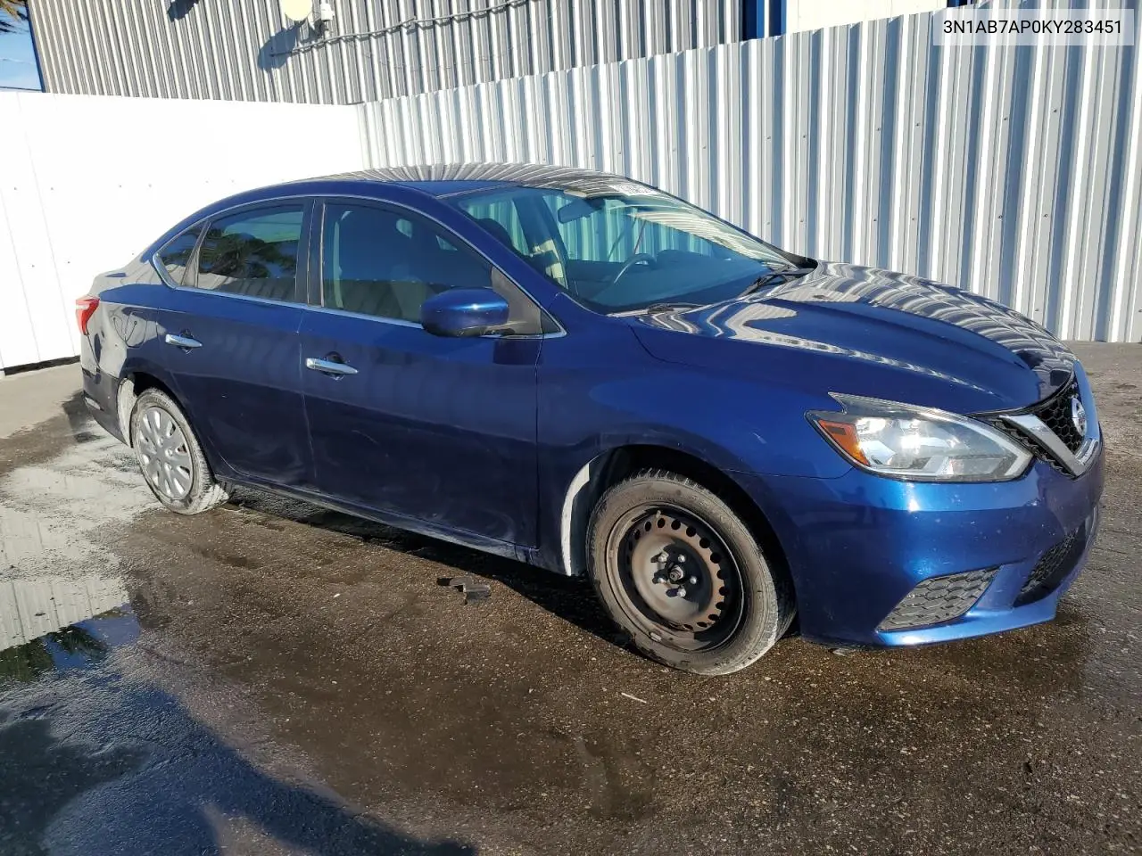 3N1AB7AP0KY283451 2019 Nissan Sentra S