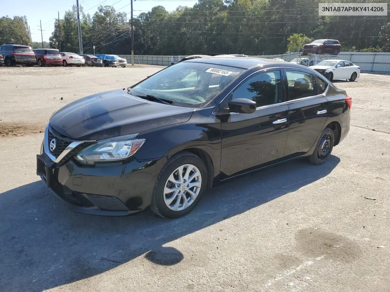 3N1AB7AP8KY414206 2019 Nissan Sentra S