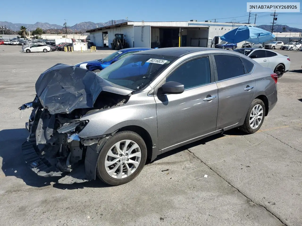 3N1AB7AP1KY268926 2019 Nissan Sentra S