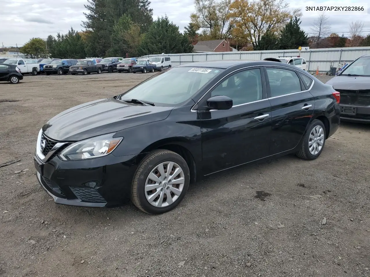3N1AB7AP2KY282866 2019 Nissan Sentra S