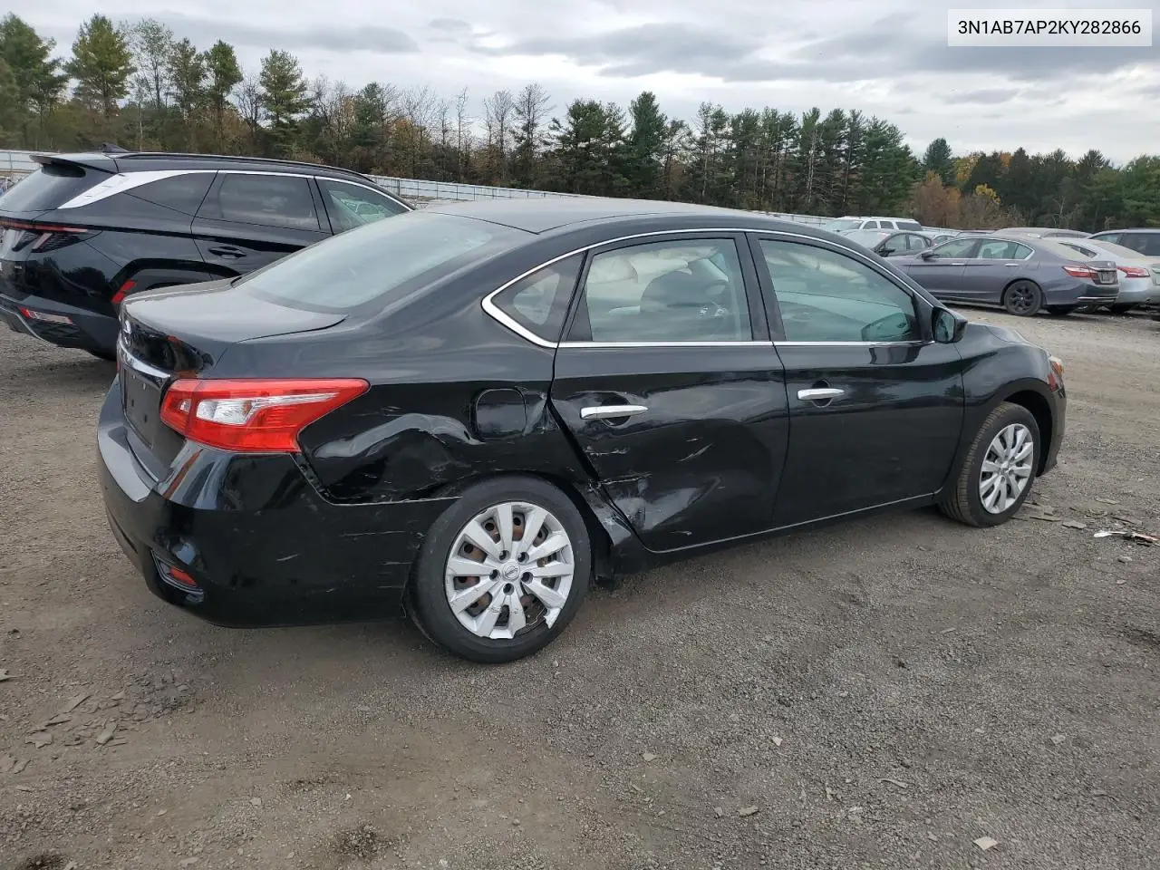 3N1AB7AP2KY282866 2019 Nissan Sentra S