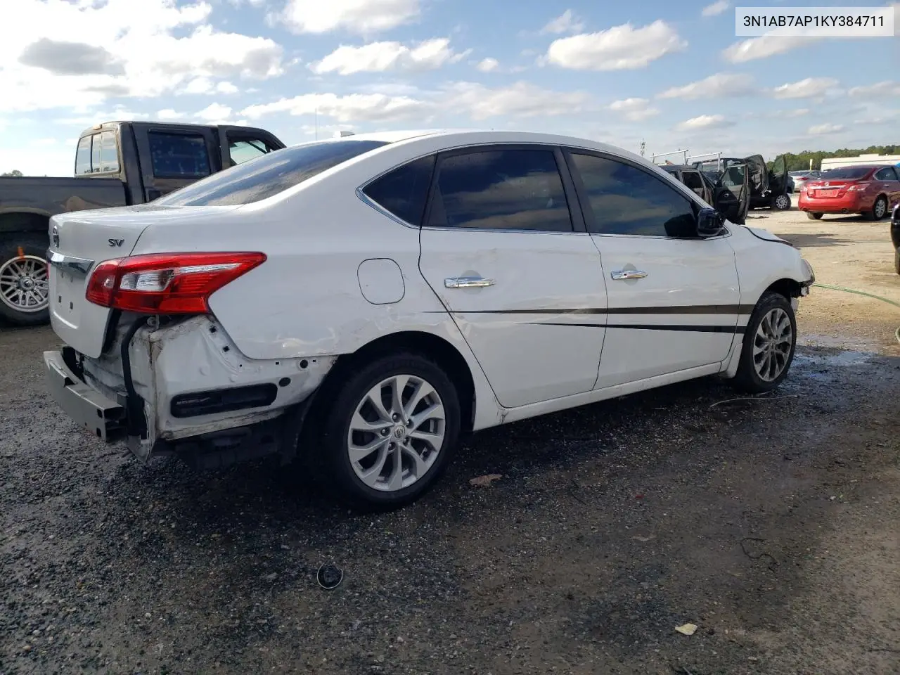 3N1AB7AP1KY384711 2019 Nissan Sentra S