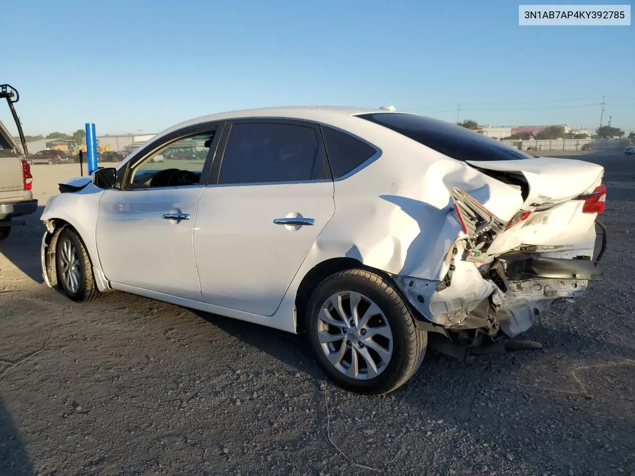 3N1AB7AP4KY392785 2019 Nissan Sentra S