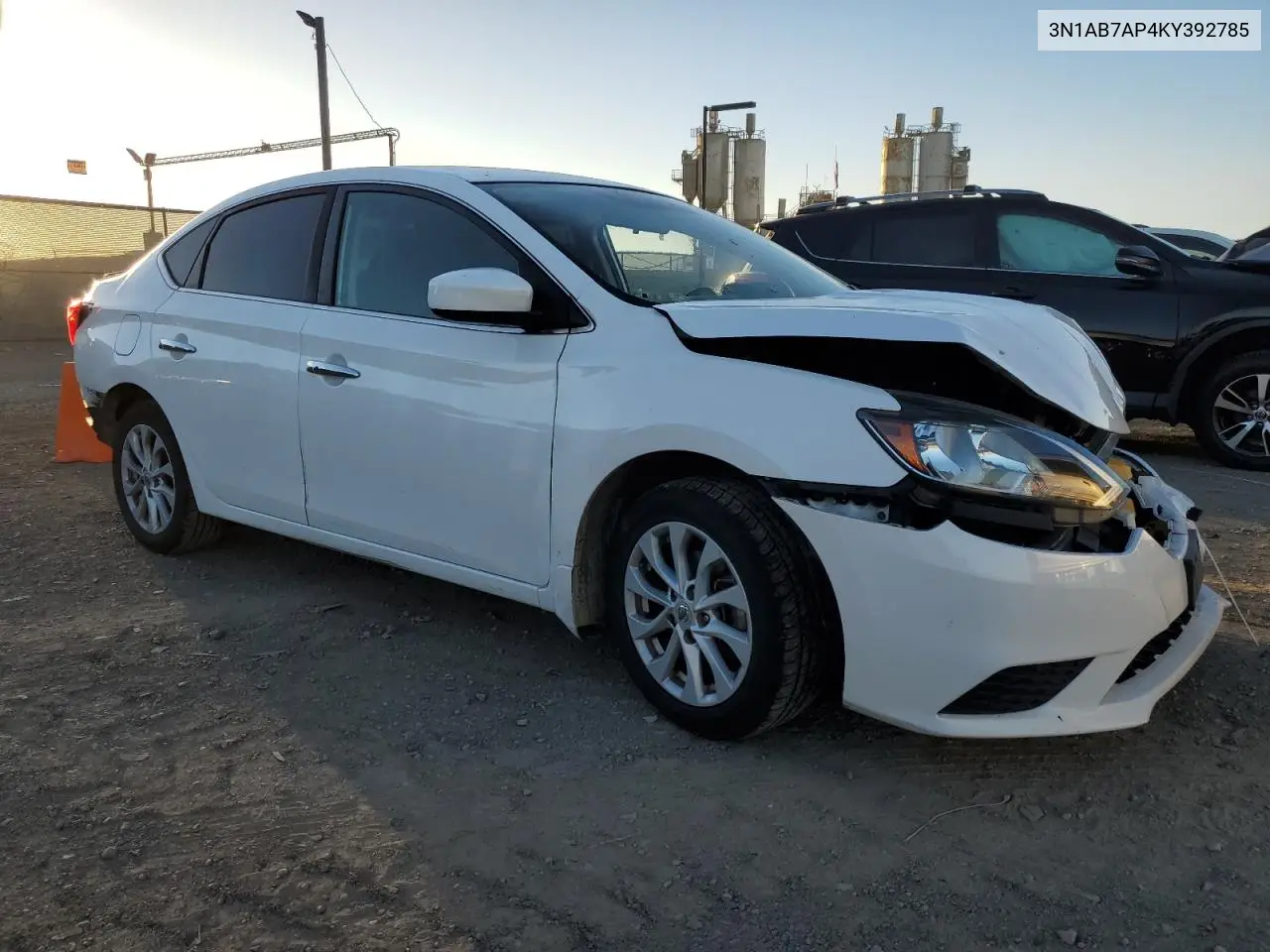 3N1AB7AP4KY392785 2019 Nissan Sentra S