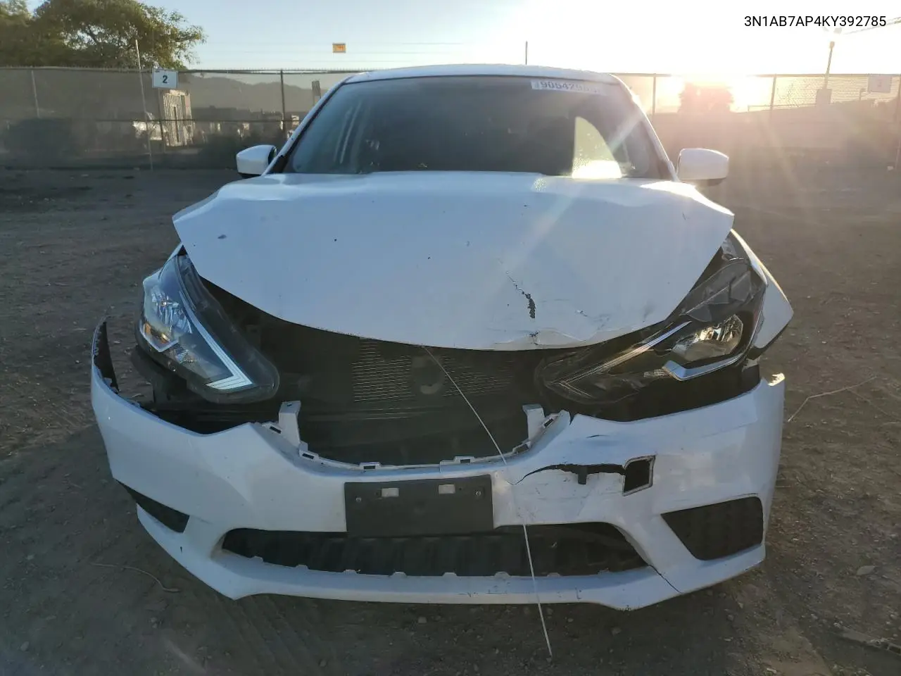 3N1AB7AP4KY392785 2019 Nissan Sentra S