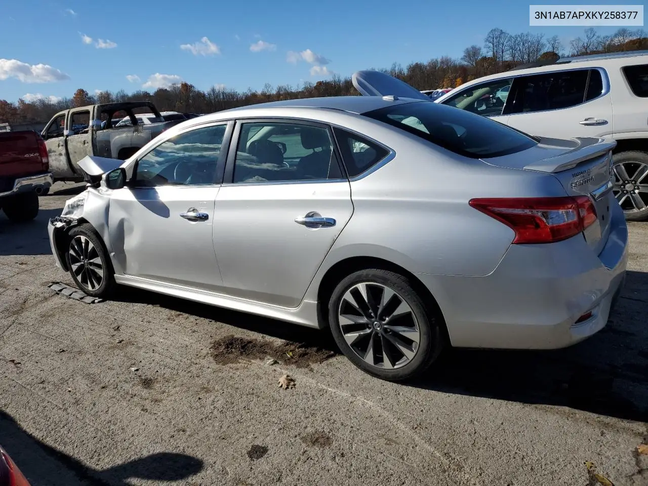 3N1AB7APXKY258377 2019 Nissan Sentra S