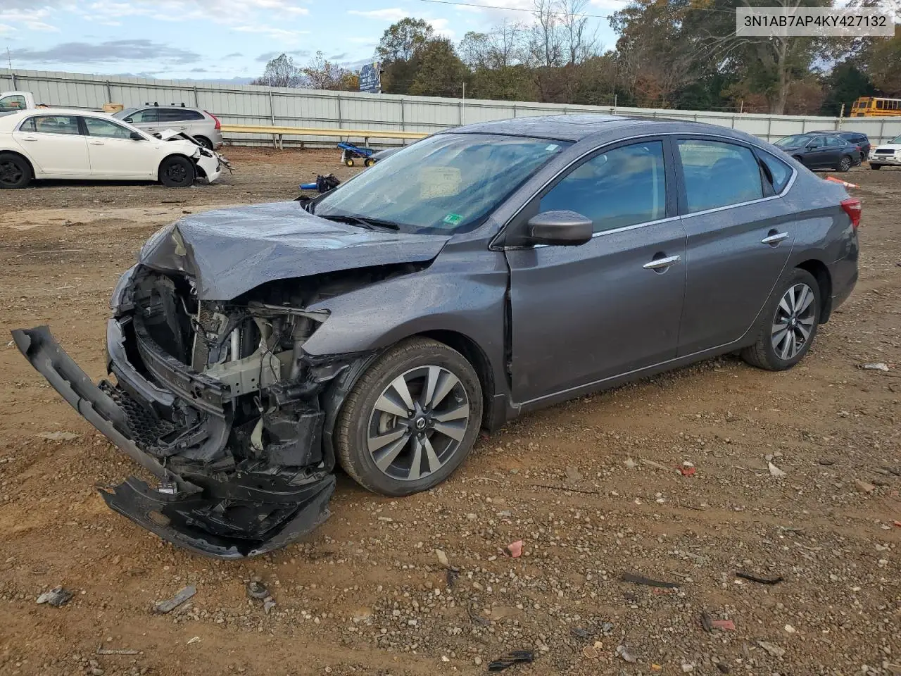 3N1AB7AP4KY427132 2019 Nissan Sentra S