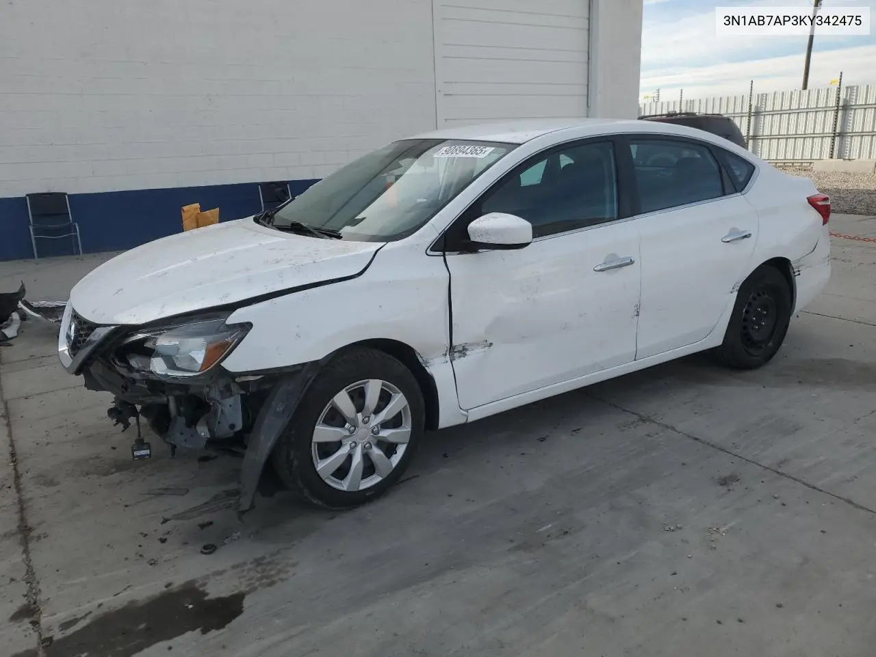 3N1AB7AP3KY342475 2019 Nissan Sentra S