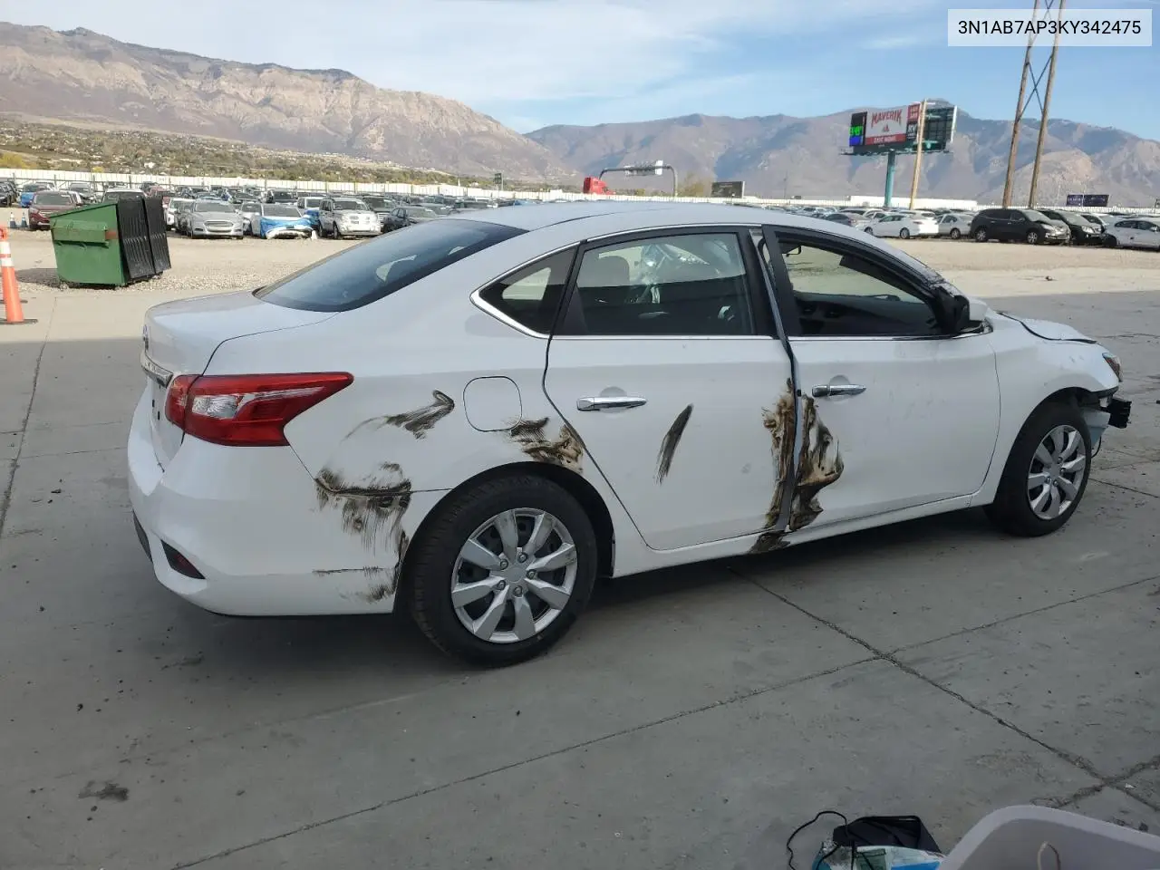 3N1AB7AP3KY342475 2019 Nissan Sentra S