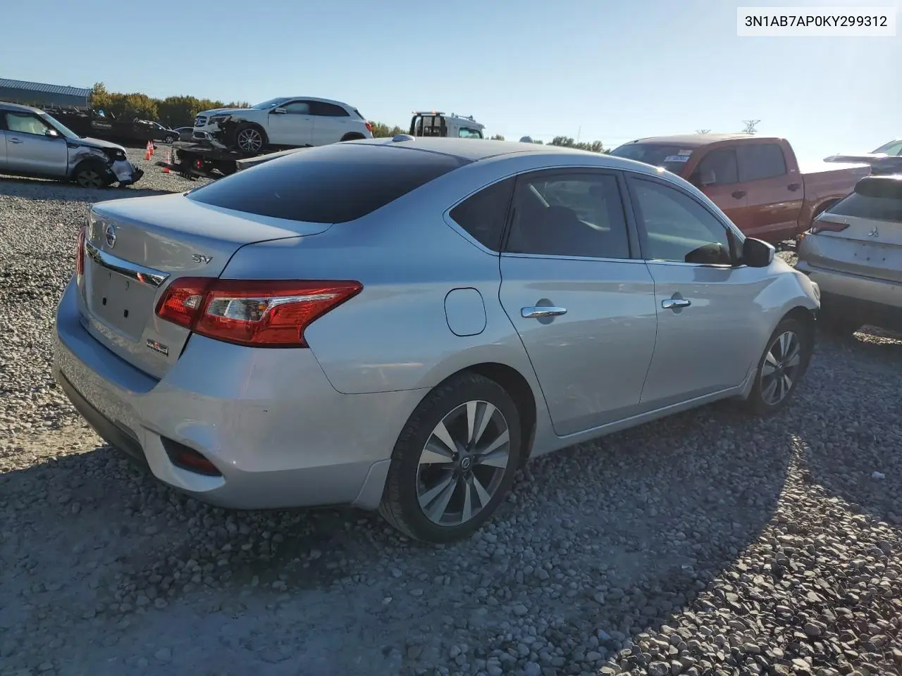 3N1AB7AP0KY299312 2019 Nissan Sentra S