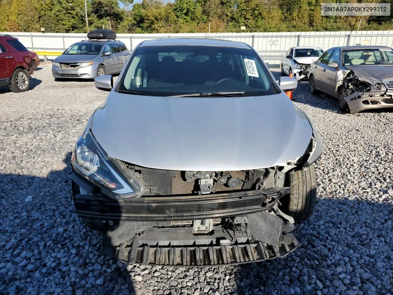 3N1AB7AP0KY299312 2019 Nissan Sentra S