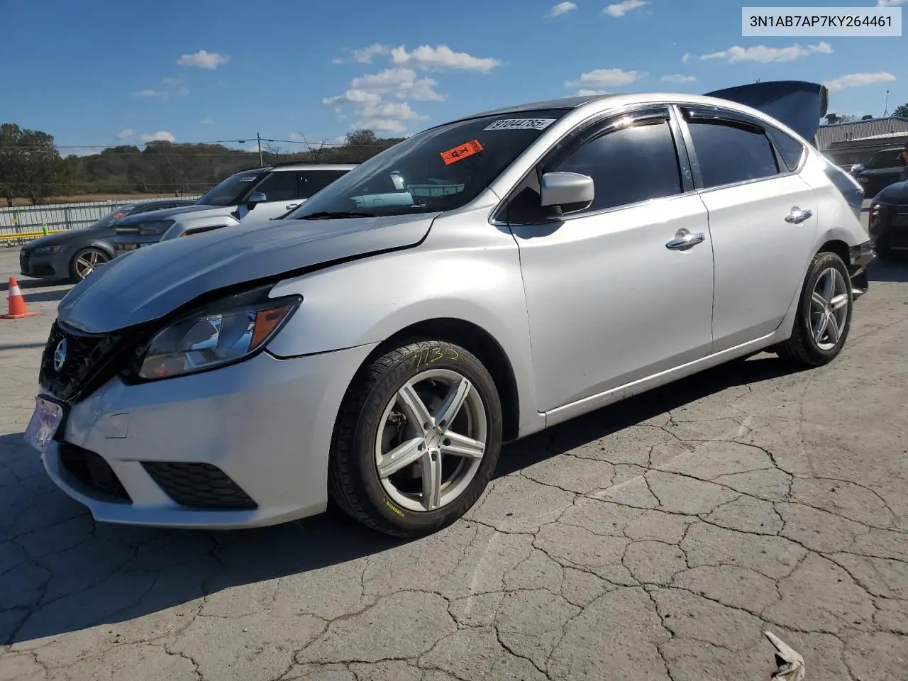 3N1AB7AP7KY264461 2019 Nissan Sentra S