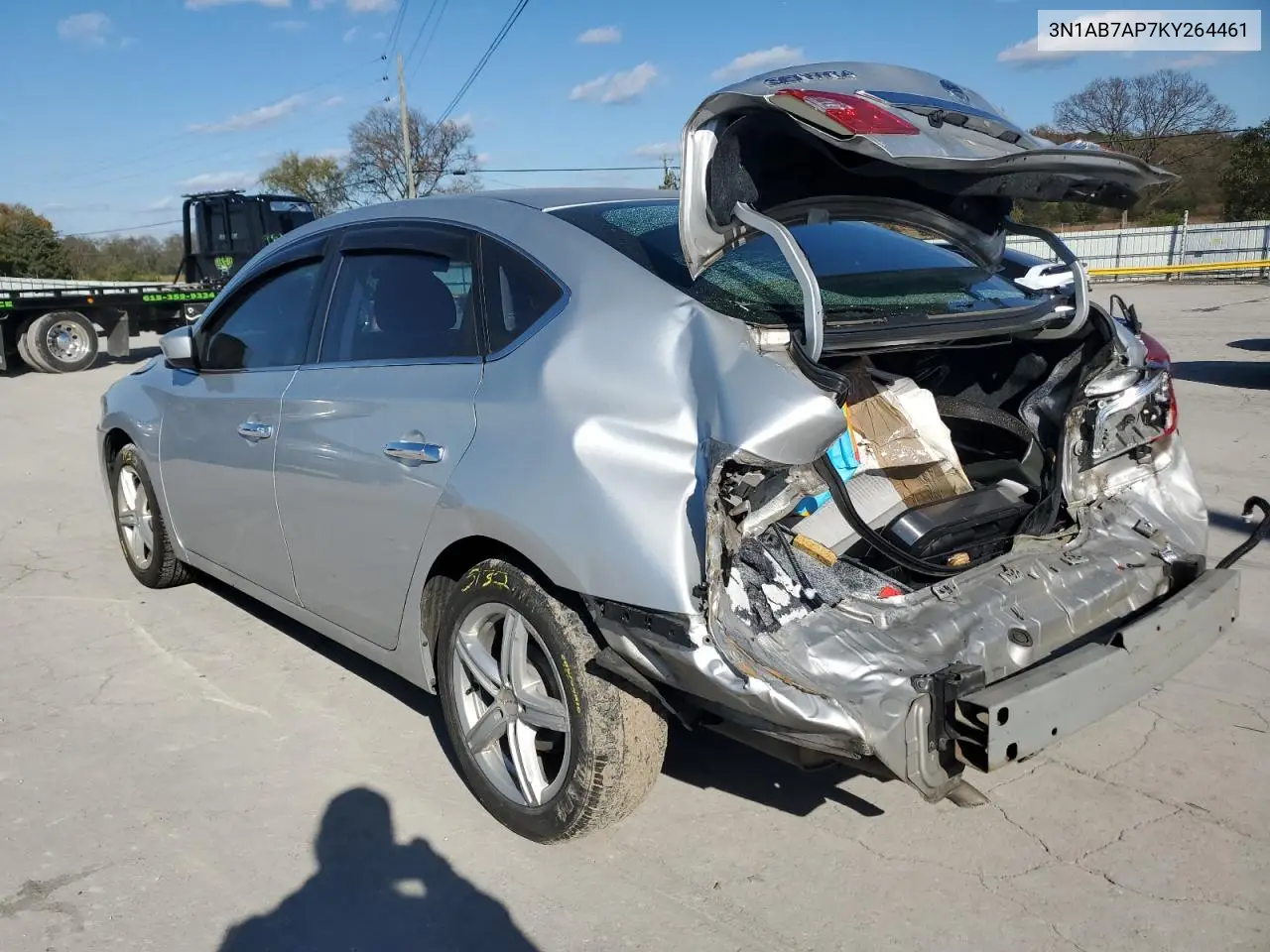 3N1AB7AP7KY264461 2019 Nissan Sentra S