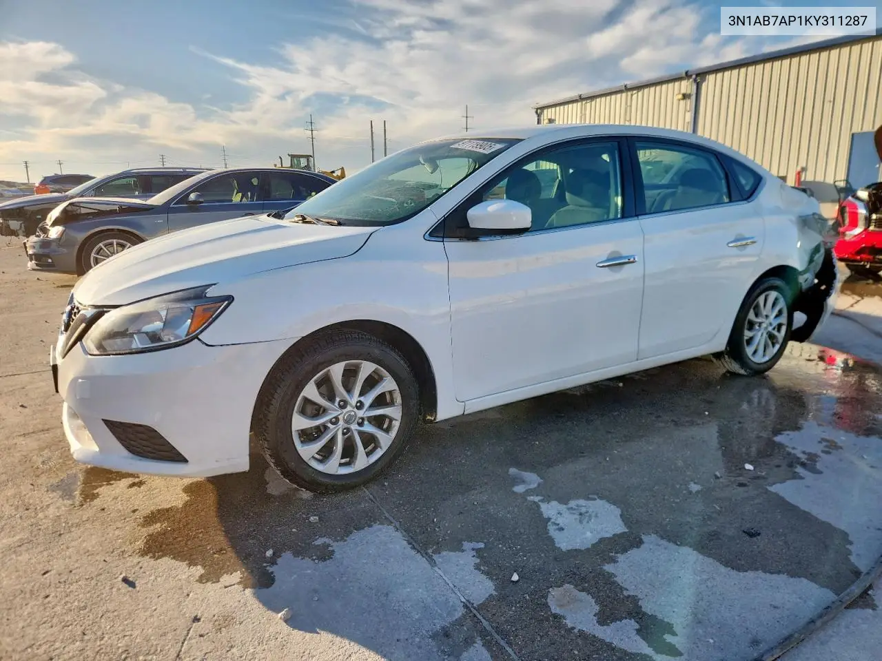 3N1AB7AP1KY311287 2019 Nissan Sentra S