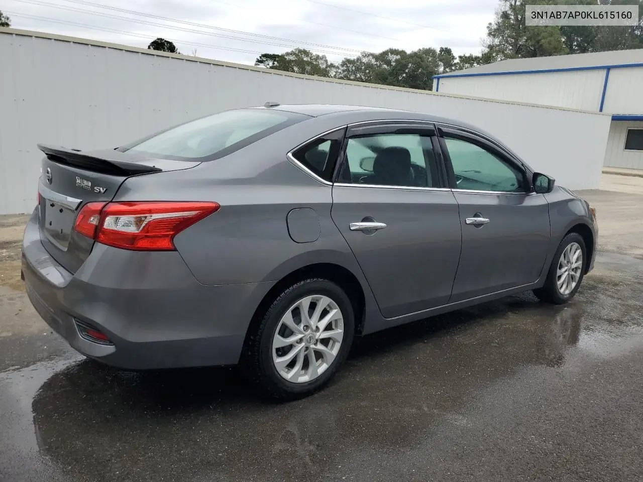 3N1AB7AP0KL615160 2019 Nissan Sentra S