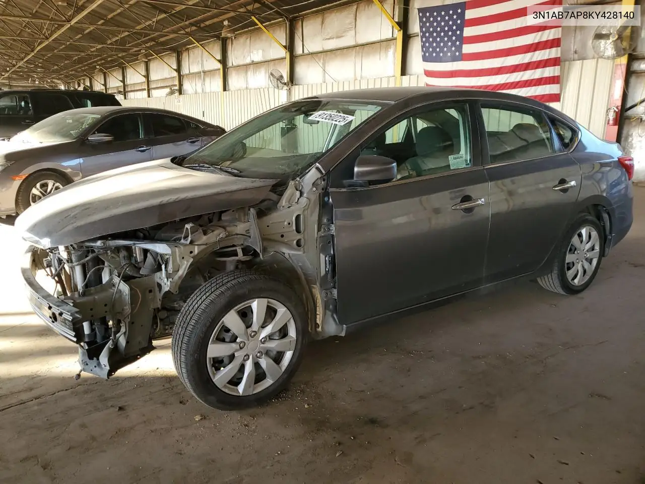 3N1AB7AP8KY428140 2019 Nissan Sentra S
