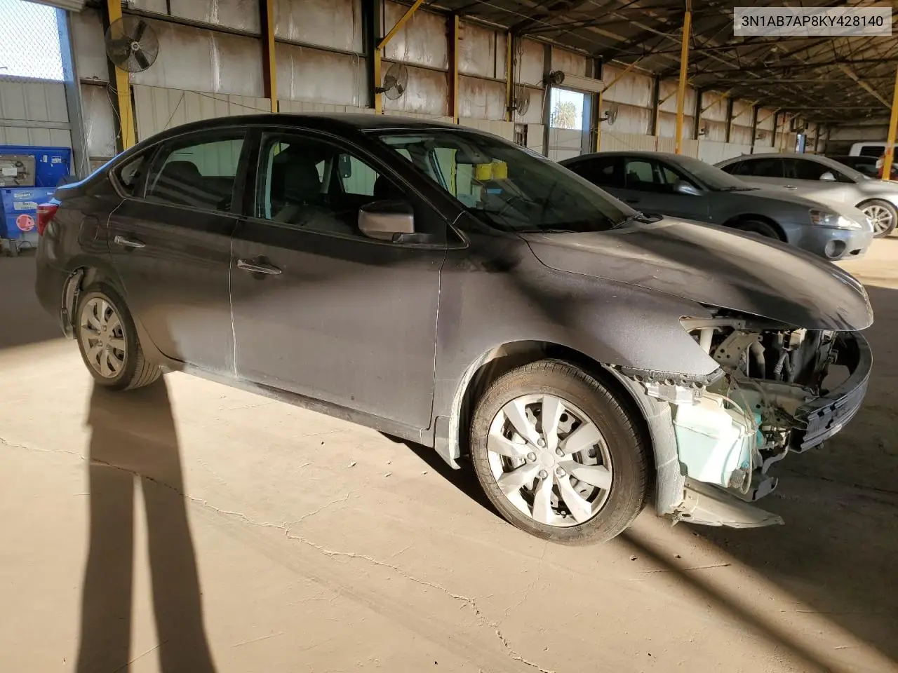 3N1AB7AP8KY428140 2019 Nissan Sentra S