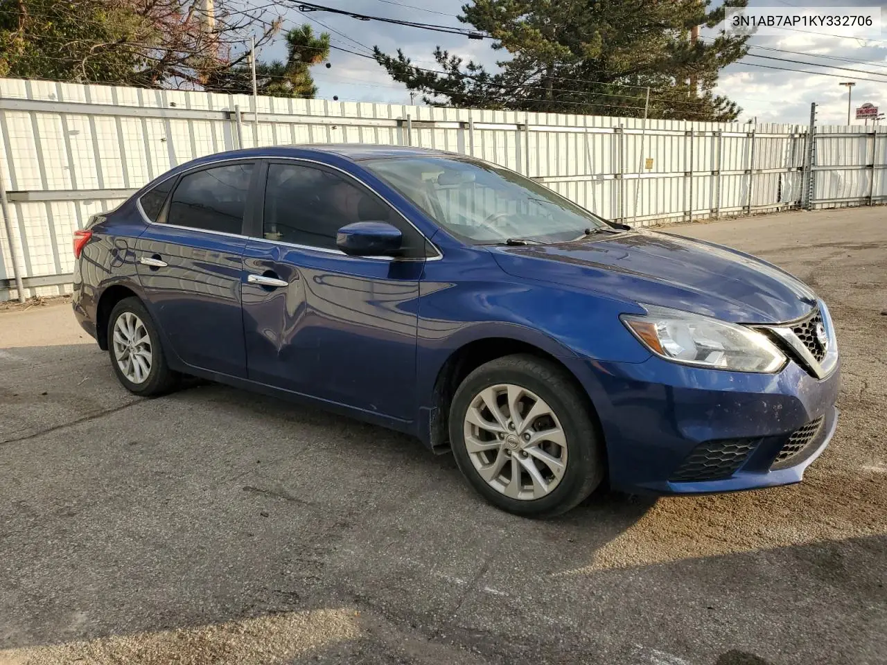 3N1AB7AP1KY332706 2019 Nissan Sentra S