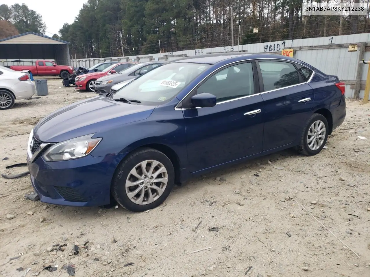 3N1AB7AP8KY212238 2019 Nissan Sentra S