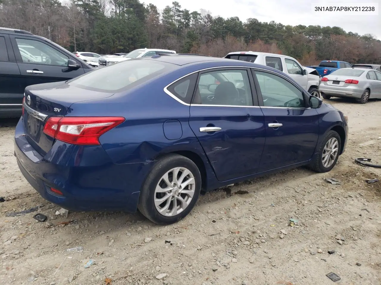 3N1AB7AP8KY212238 2019 Nissan Sentra S