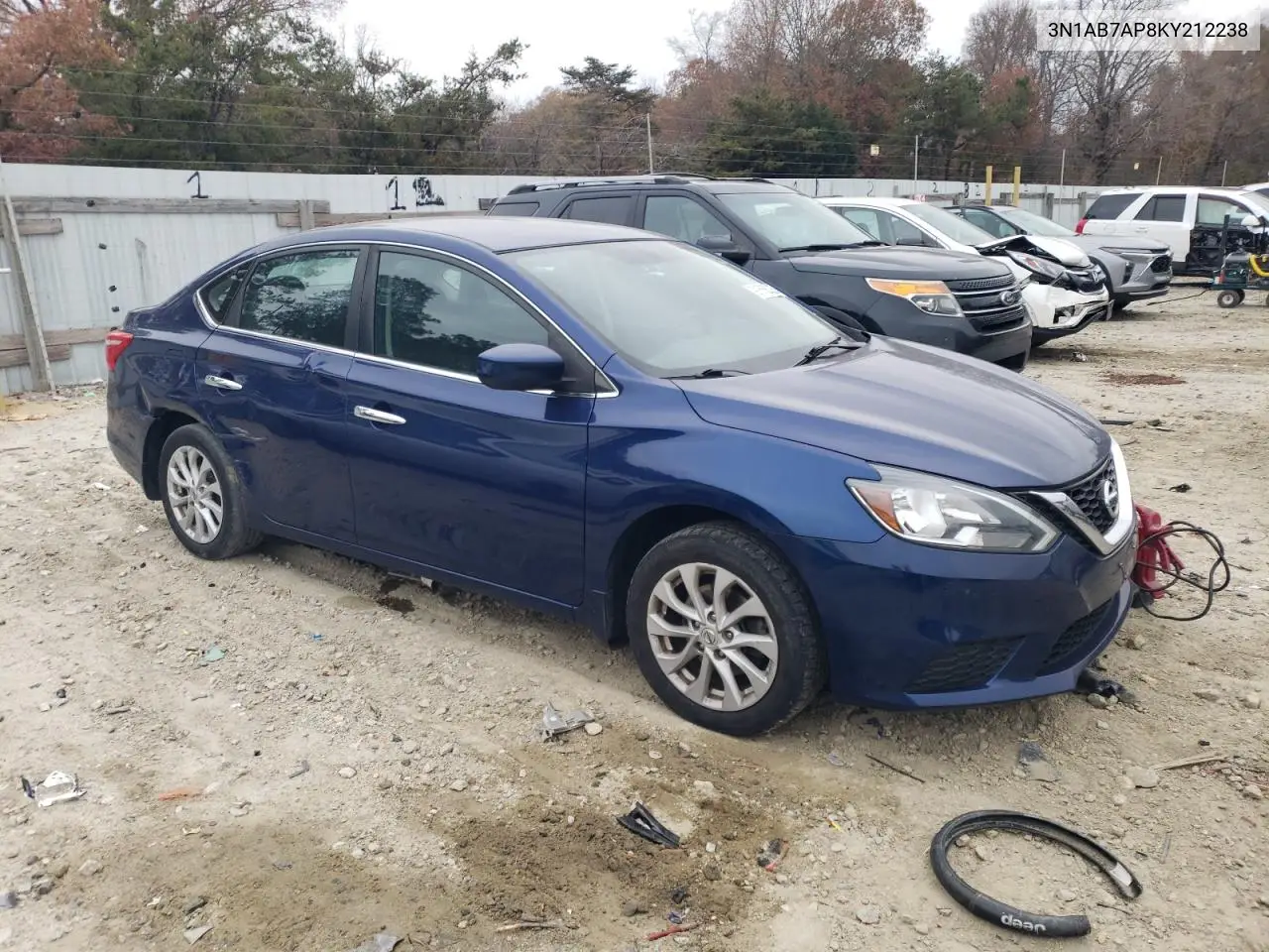 3N1AB7AP8KY212238 2019 Nissan Sentra S