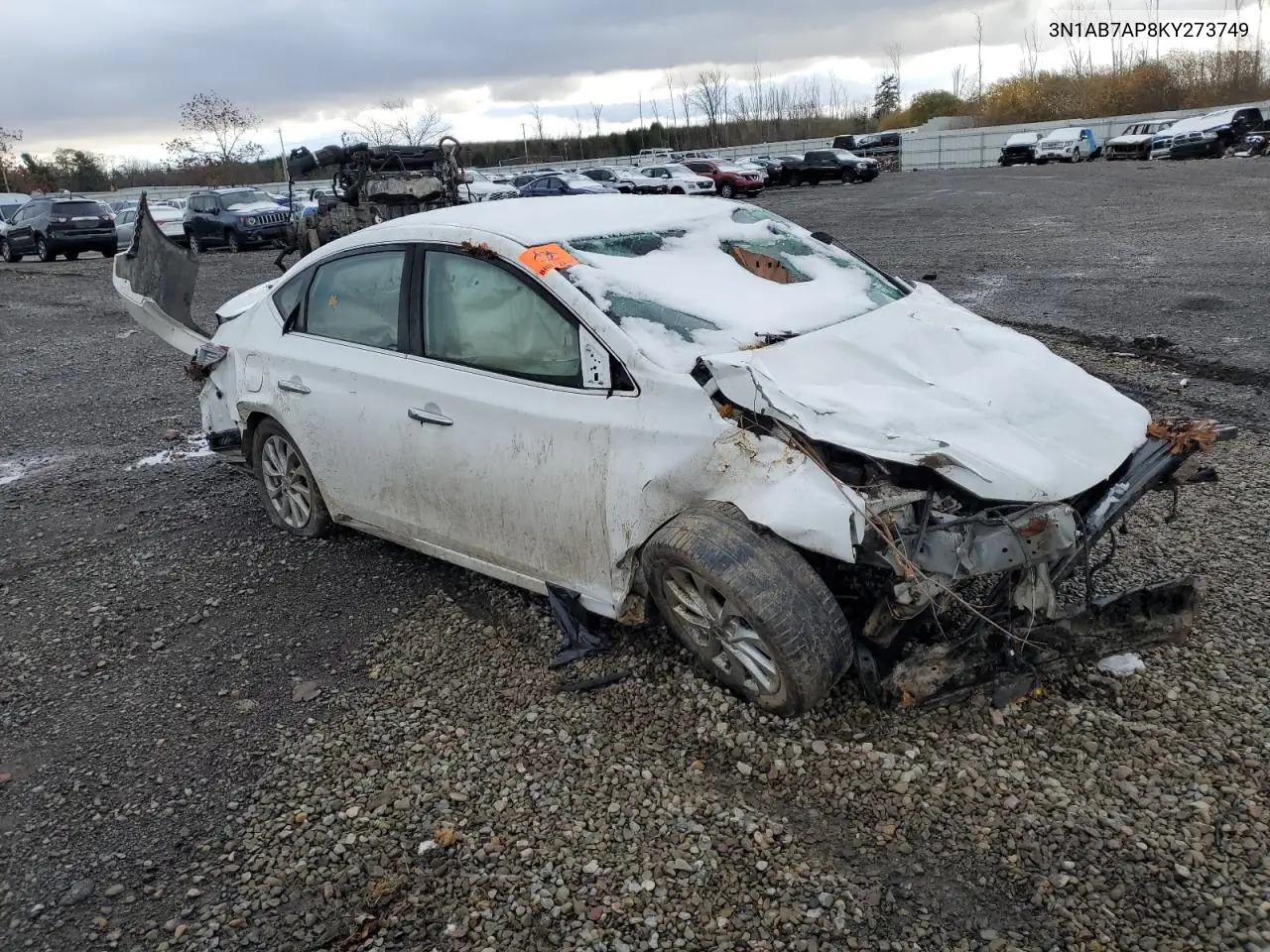 3N1AB7AP8KY273749 2019 Nissan Sentra S