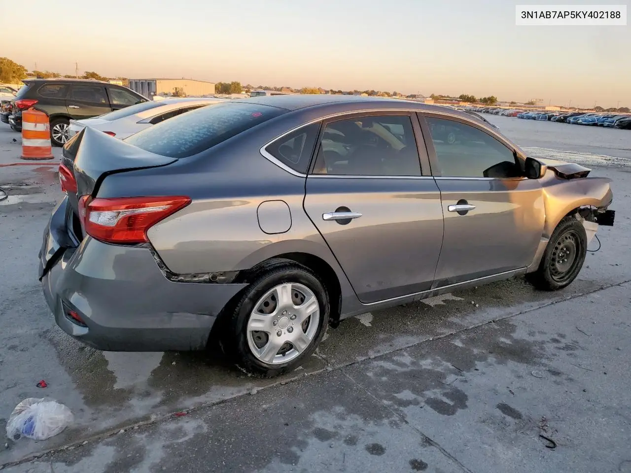3N1AB7AP5KY402188 2019 Nissan Sentra S