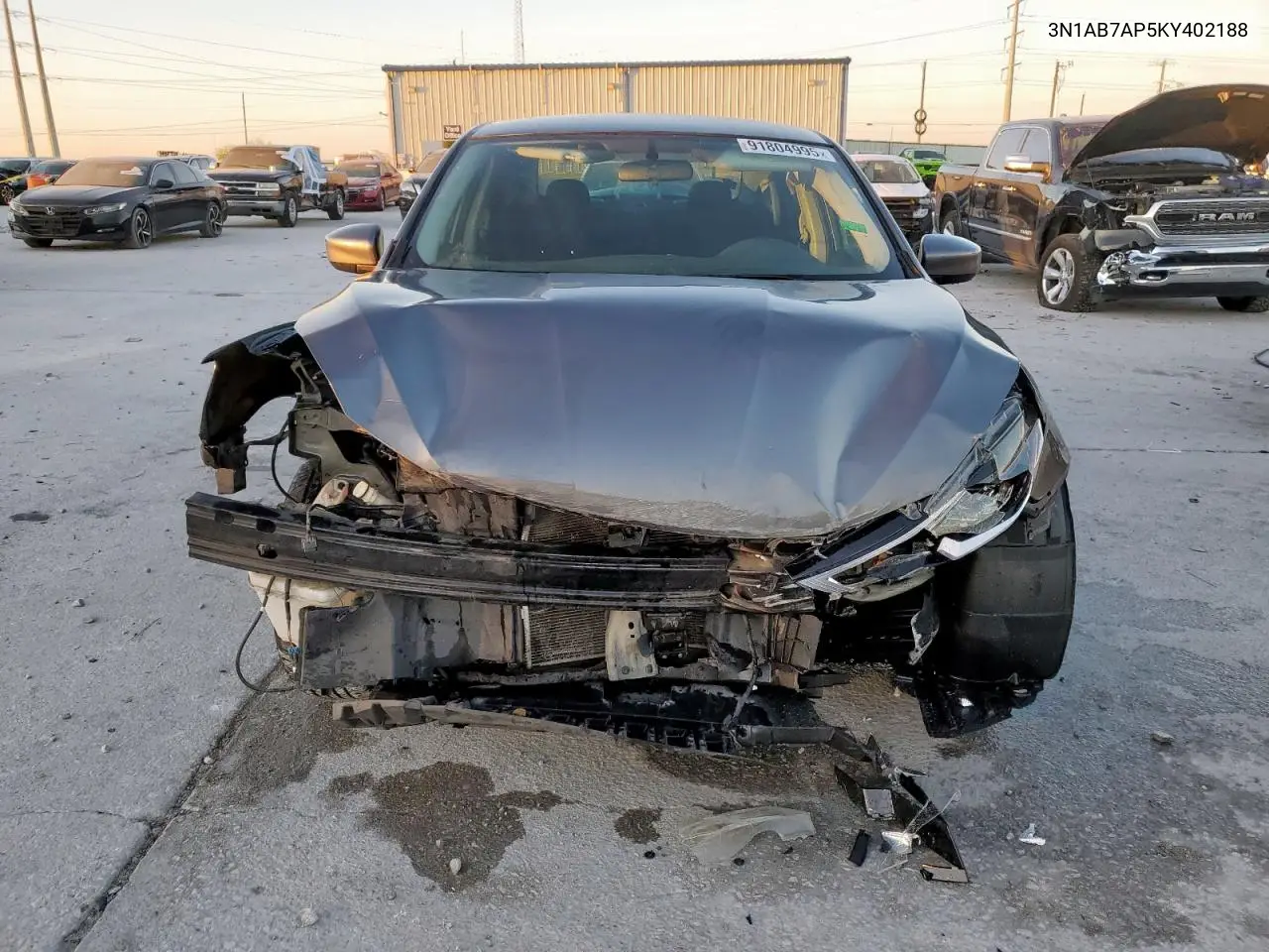3N1AB7AP5KY402188 2019 Nissan Sentra S