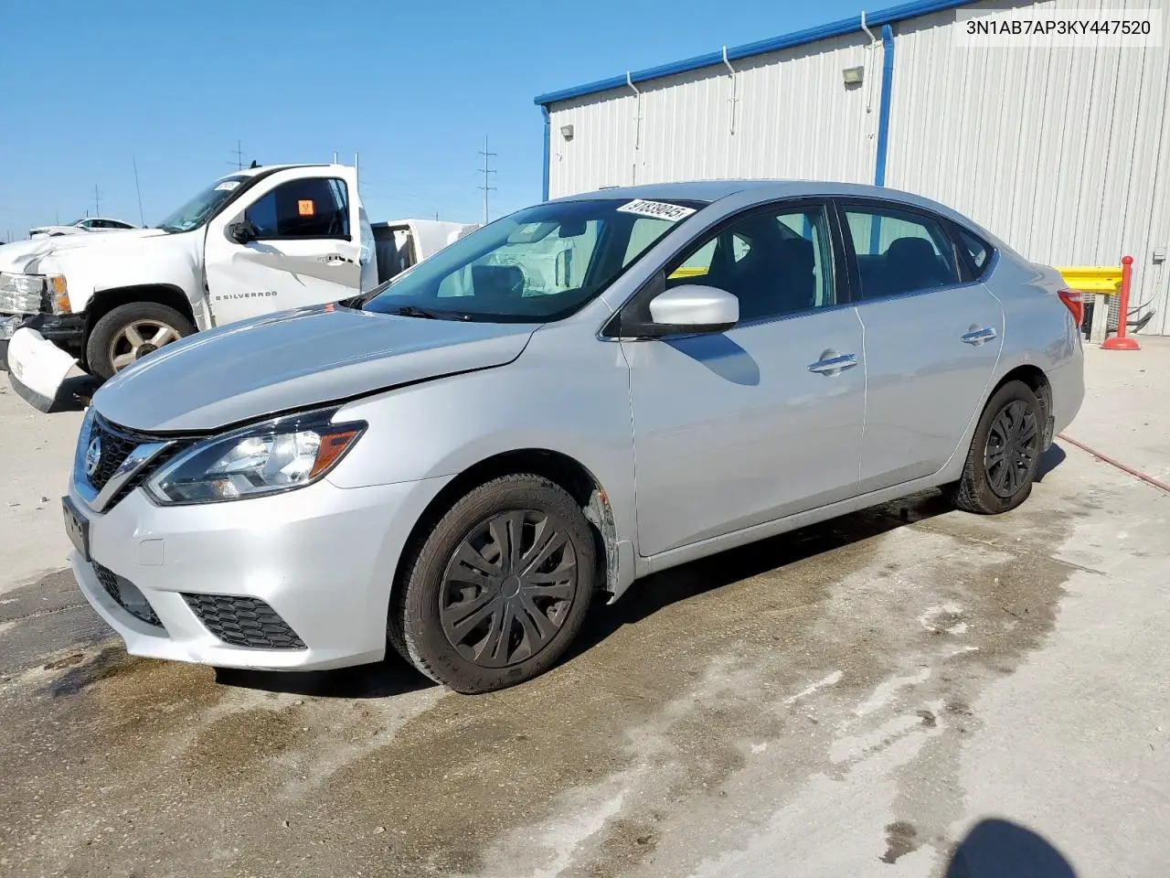 3N1AB7AP3KY447520 2019 Nissan Sentra S