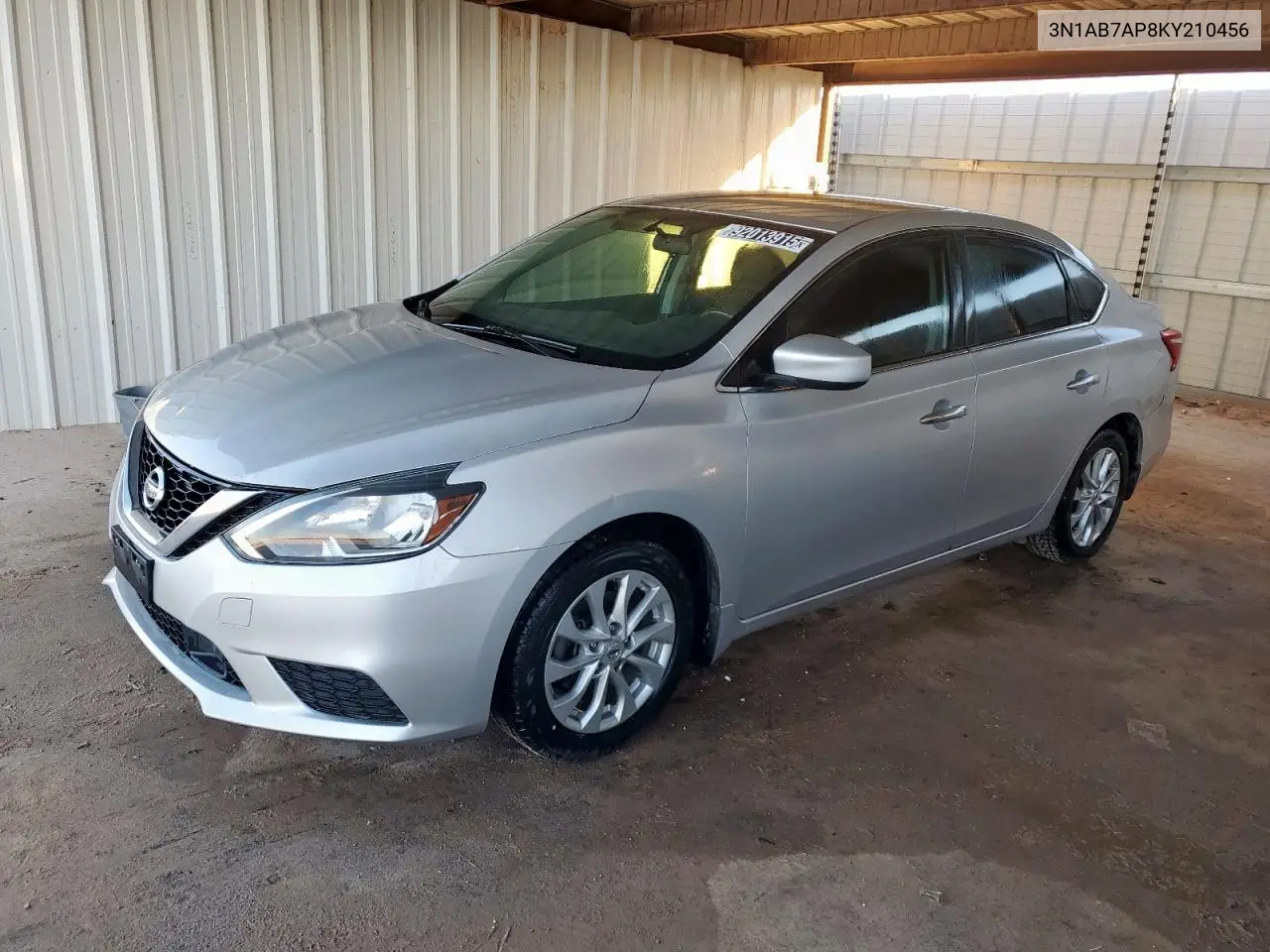 3N1AB7AP8KY210456 2019 Nissan Sentra S