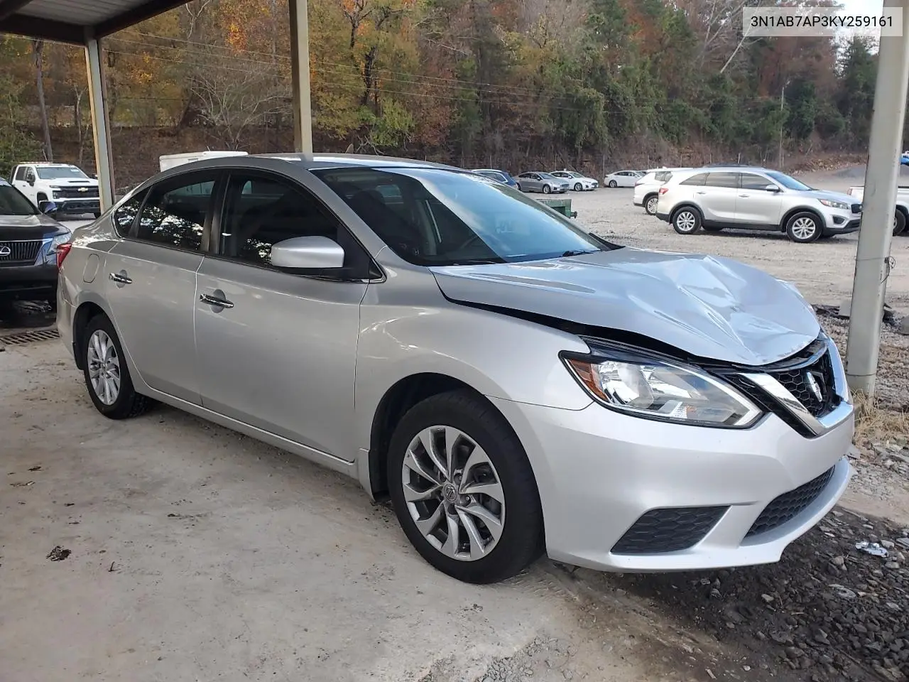 3N1AB7AP3KY259161 2019 Nissan Sentra S