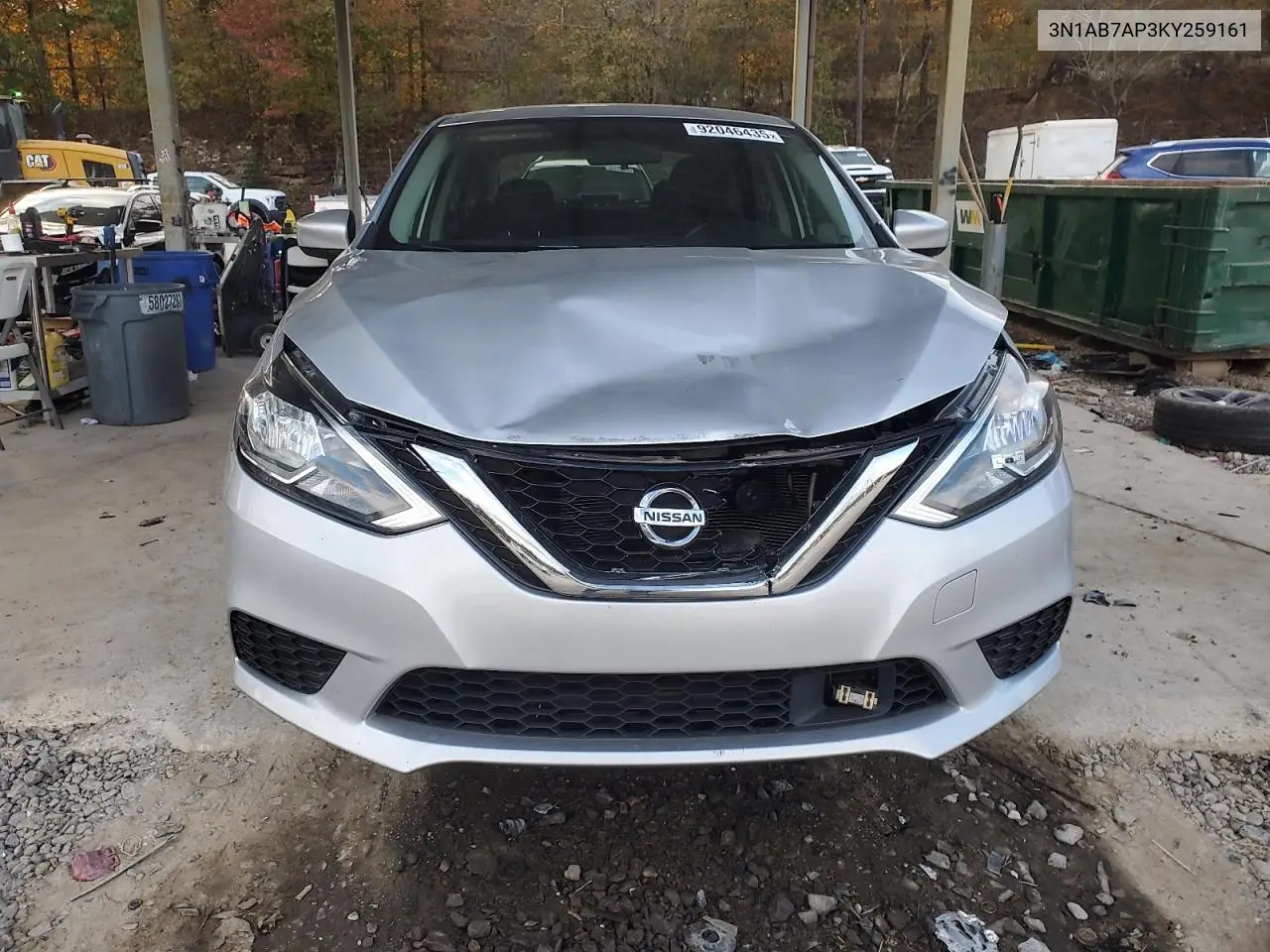 3N1AB7AP3KY259161 2019 Nissan Sentra S
