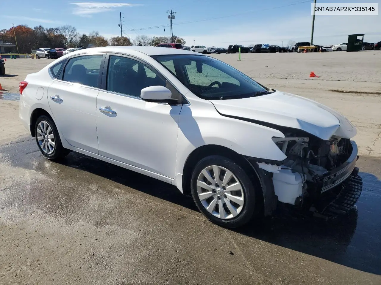3N1AB7AP2KY335145 2019 Nissan Sentra S