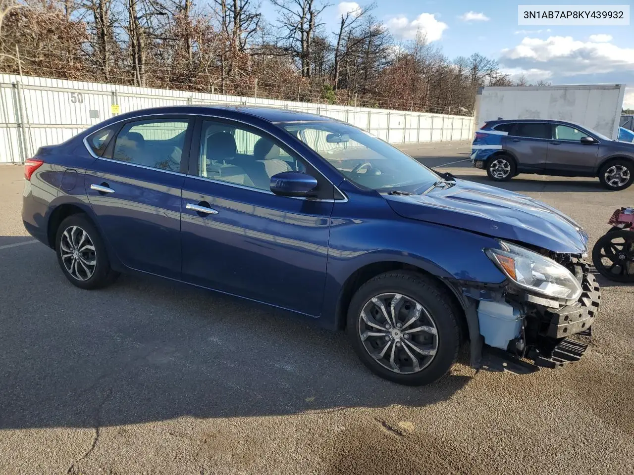 3N1AB7AP8KY439932 2019 Nissan Sentra S