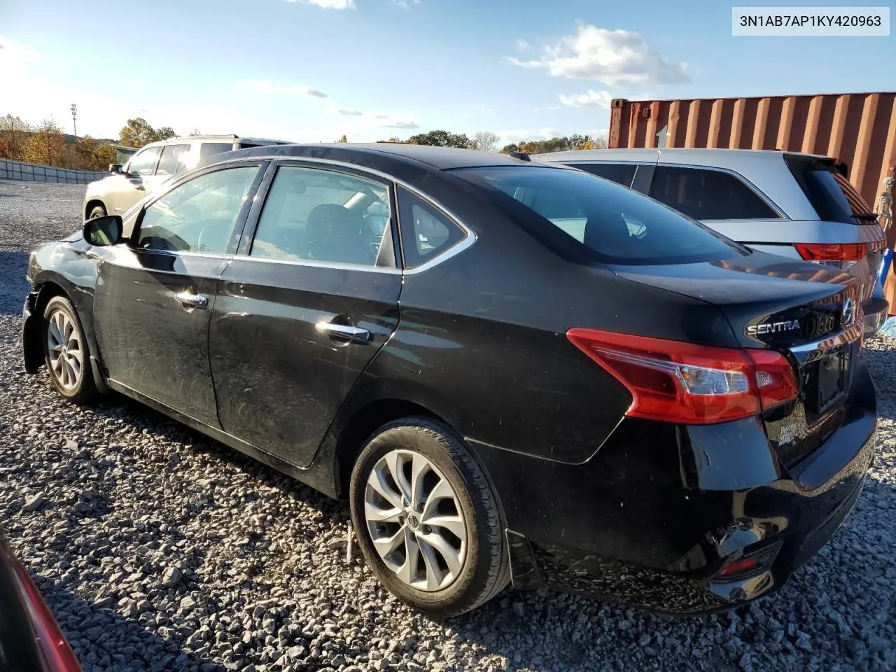 3N1AB7AP1KY420963 2019 Nissan Sentra S