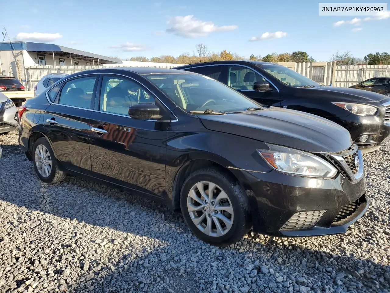 3N1AB7AP1KY420963 2019 Nissan Sentra S