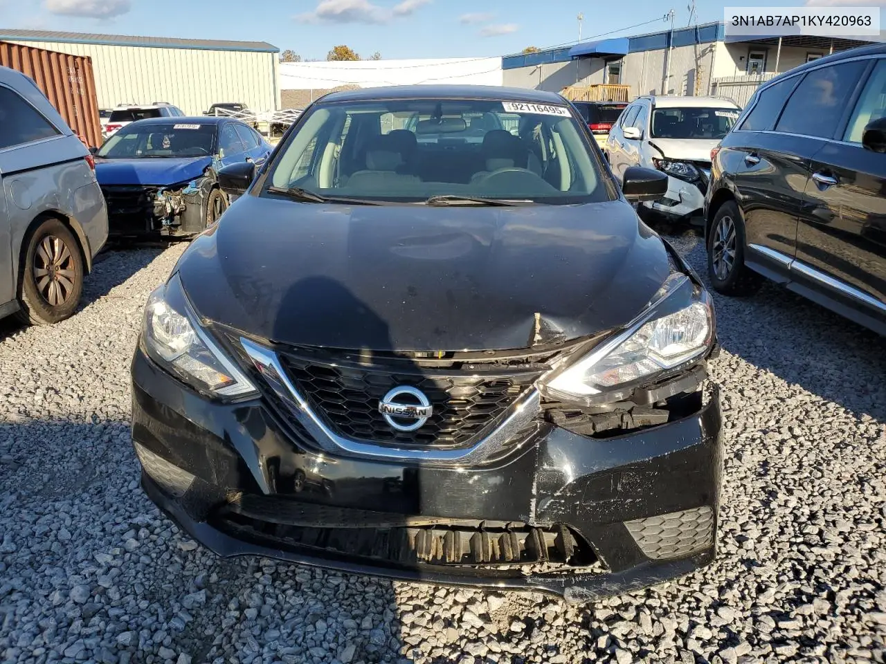 3N1AB7AP1KY420963 2019 Nissan Sentra S