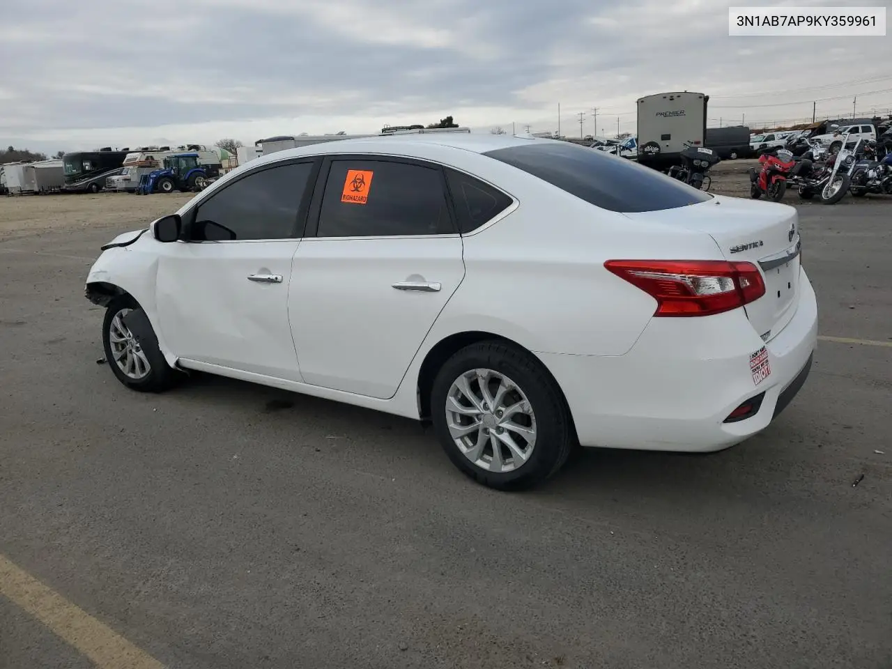 3N1AB7AP9KY359961 2019 Nissan Sentra S