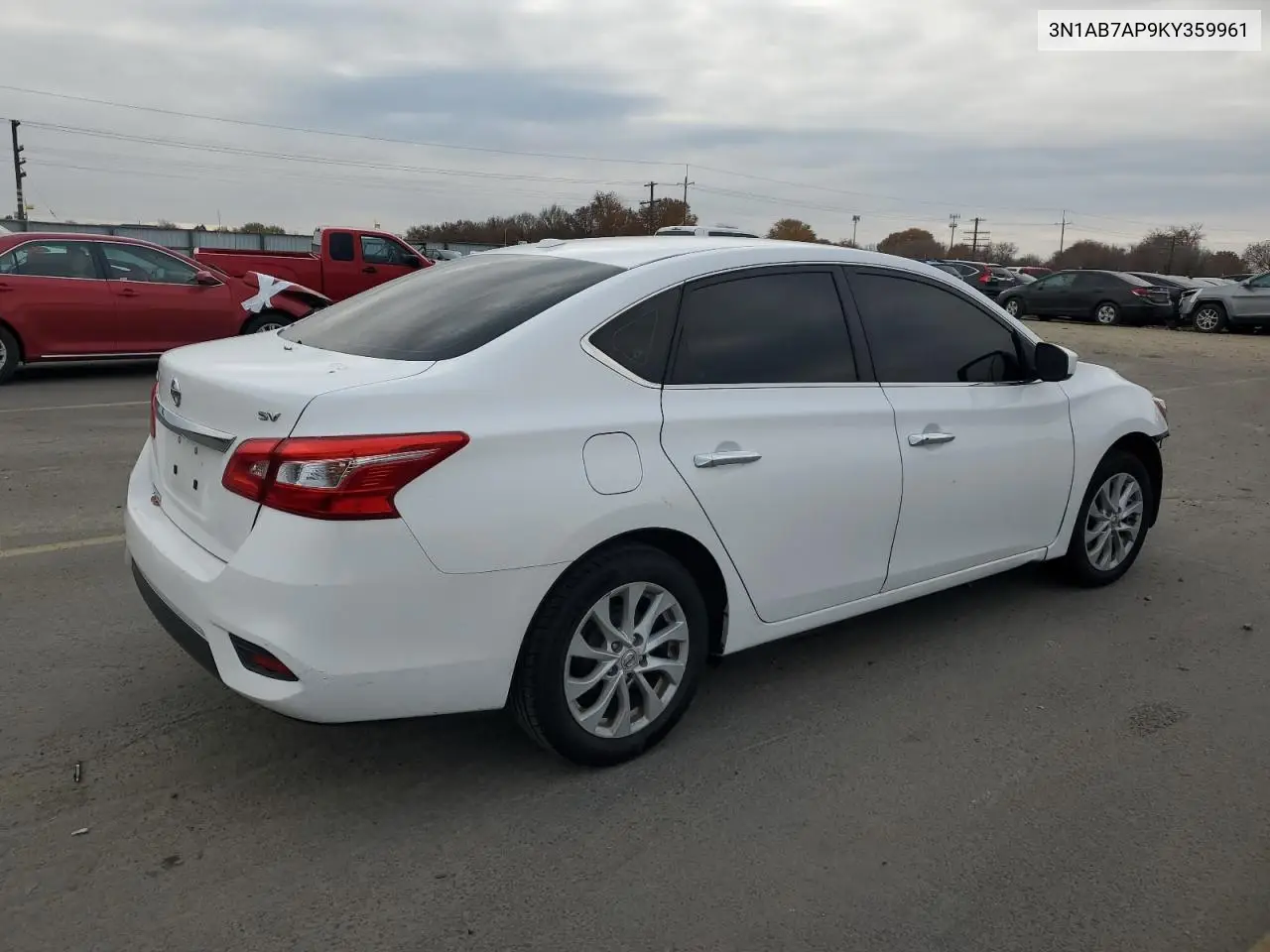 3N1AB7AP9KY359961 2019 Nissan Sentra S