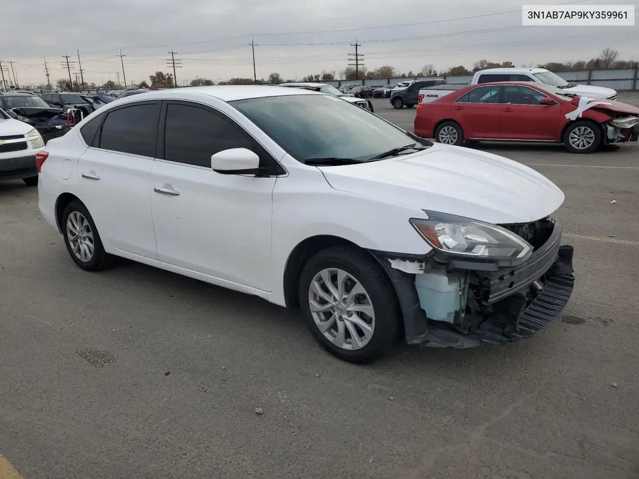 3N1AB7AP9KY359961 2019 Nissan Sentra S