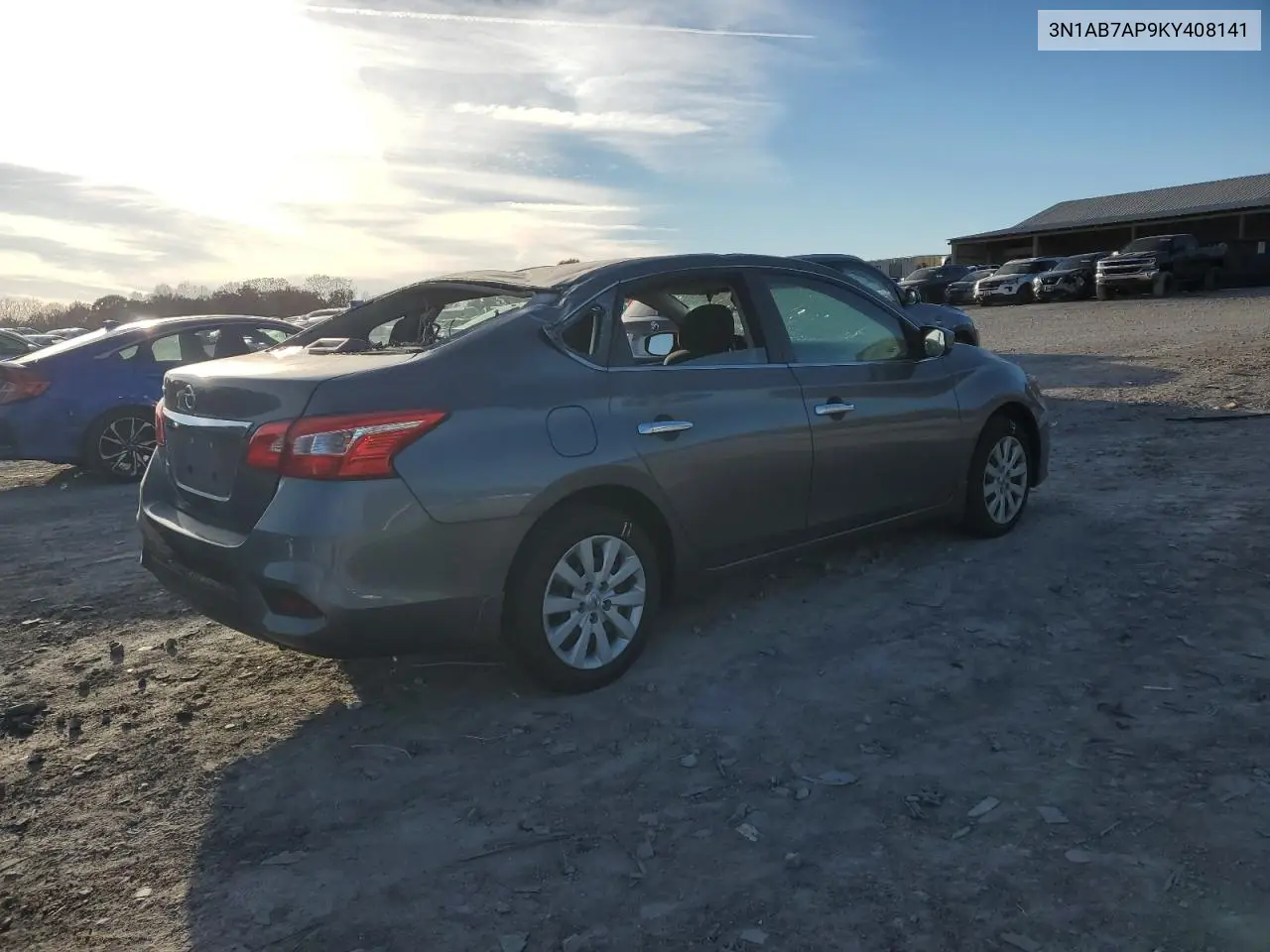 3N1AB7AP9KY408141 2019 Nissan Sentra S
