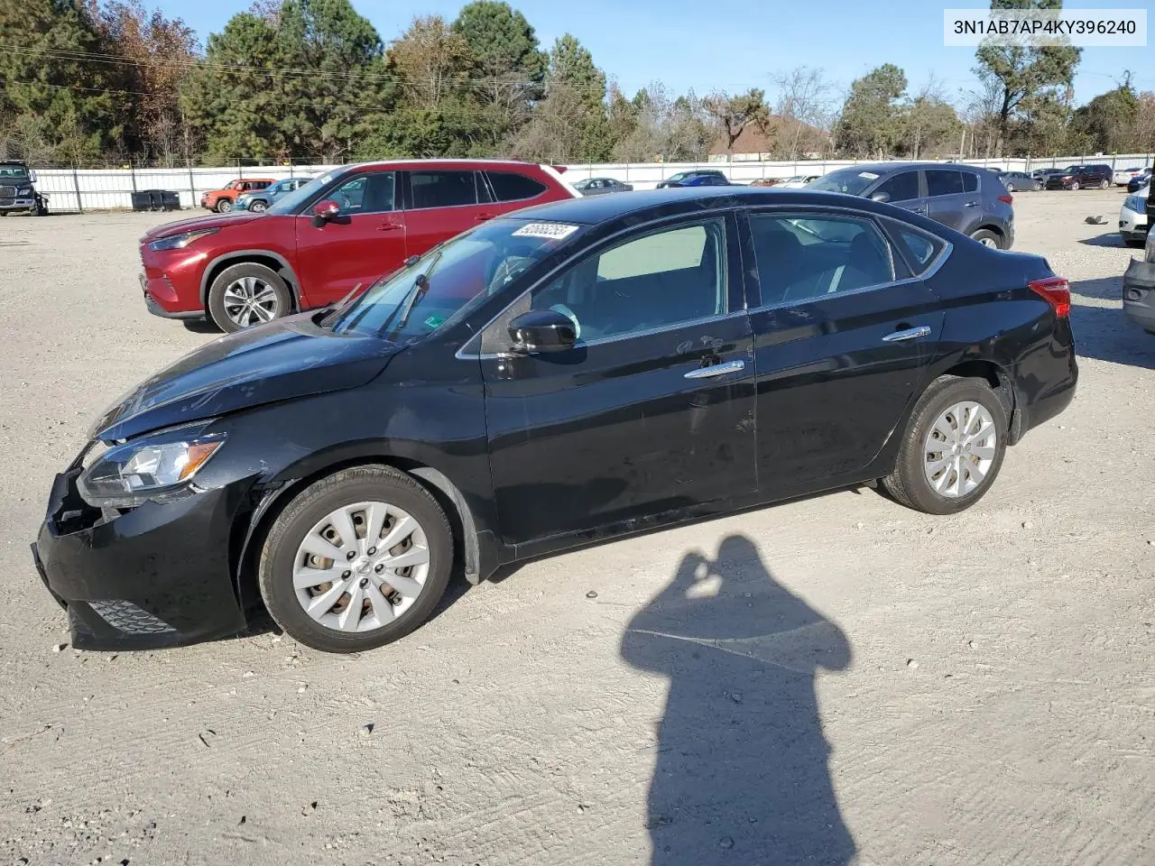 3N1AB7AP4KY396240 2019 Nissan Sentra S
