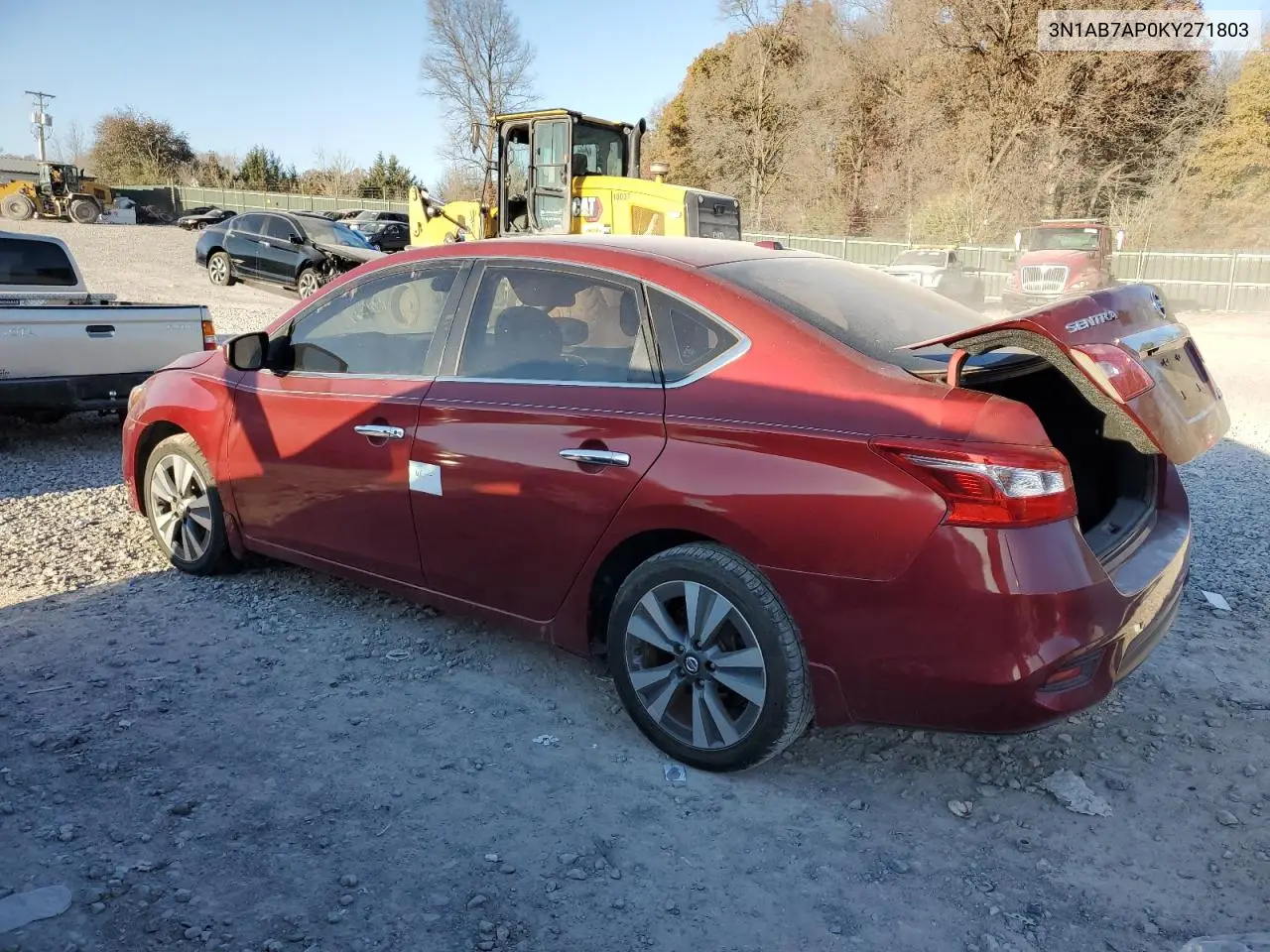 3N1AB7AP0KY271803 2019 Nissan Sentra S