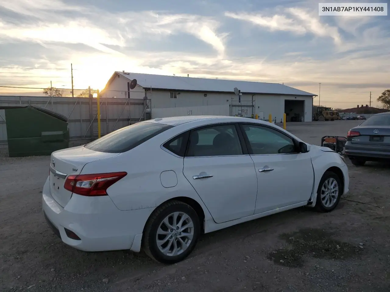 3N1AB7AP1KY441408 2019 Nissan Sentra S