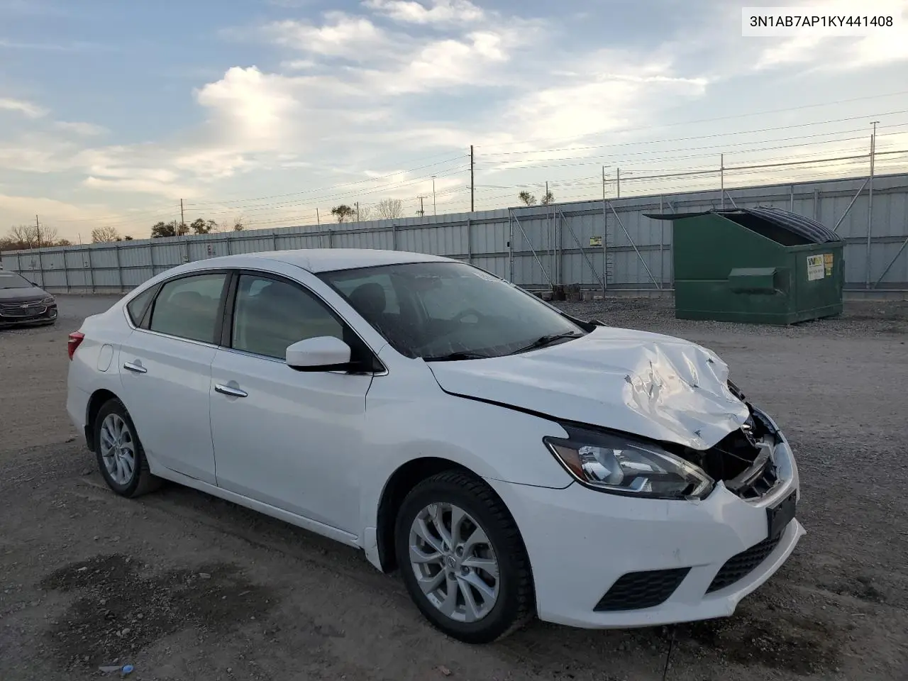 3N1AB7AP1KY441408 2019 Nissan Sentra S