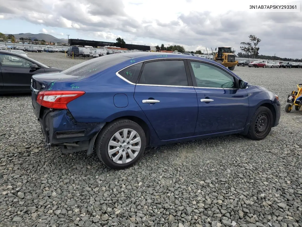 3N1AB7AP5KY293361 2019 Nissan Sentra S