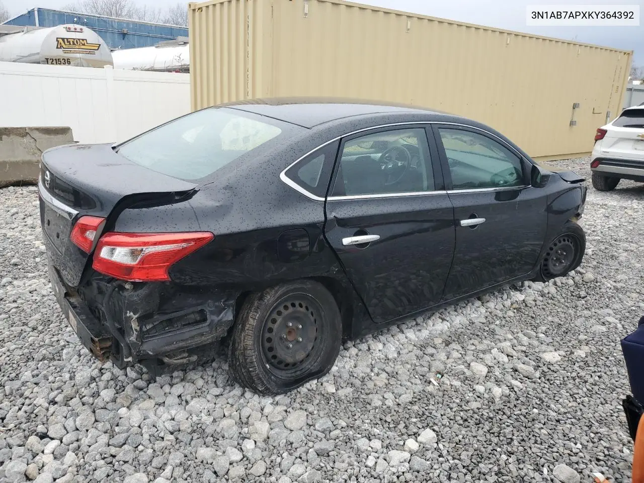 3N1AB7APXKY364392 2019 Nissan Sentra S