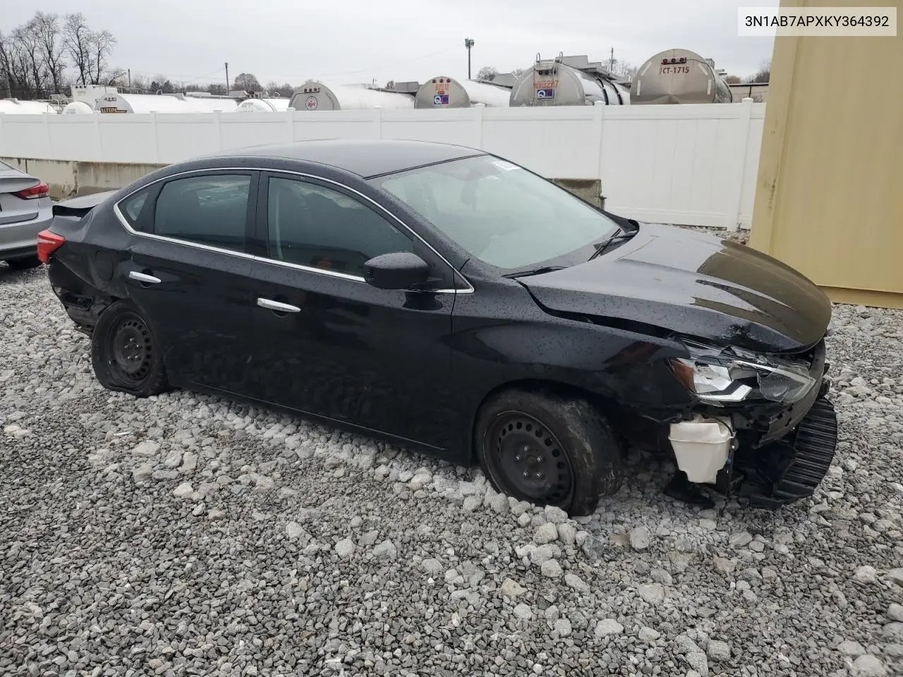 3N1AB7APXKY364392 2019 Nissan Sentra S