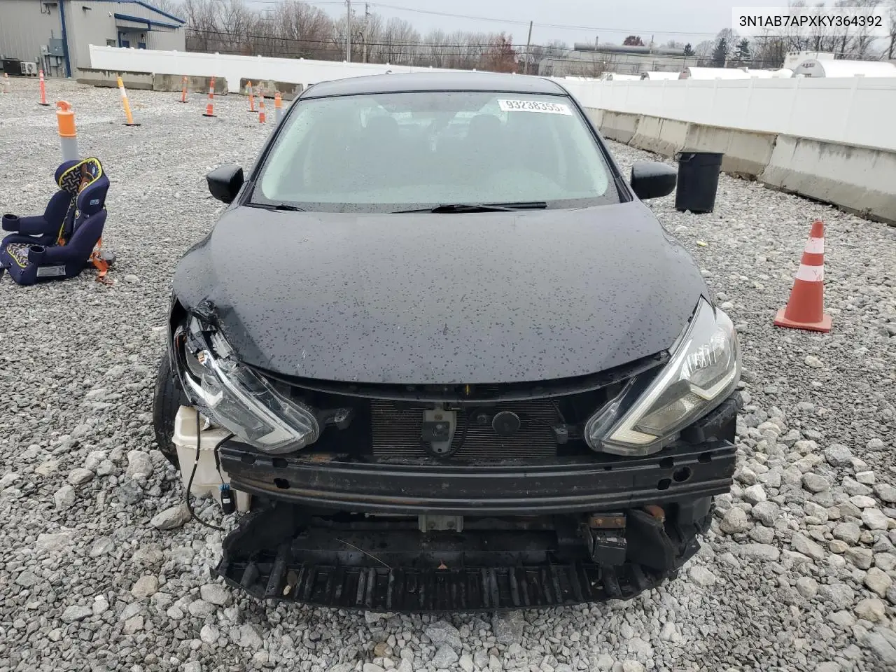 3N1AB7APXKY364392 2019 Nissan Sentra S